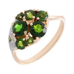 Кольцо из золота с бриллиантом (Арт.r30539_ko_yg)
