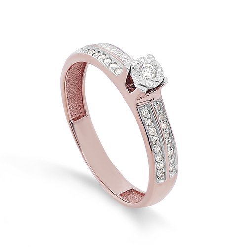 Кольцо с бриллиантами «Идеальное сияние» из золота Kabarovsky (арт.11-01436-1000)