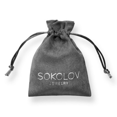 Кольцо из серебра с топазом и фианитами «Северное Сияние» Соколов (арт.94-310-01921-1)