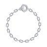 Браслет из серебра с фианитами (Арт.94051612)