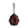 Подвеска из серебра с гранатом и фианитами (Арт.94-330-02059-2)