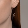 Серьги из золота с рубинами, изумрудами и бриллиантами (Арт.4020728)
