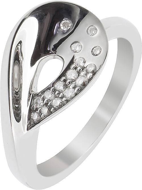 Кольцо из белого золота с бриллиантом (Арт.7vb001gb2_52)