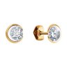 Серьги из золота с фианитами (Арт.51-122-02273-1)