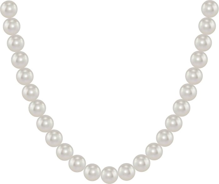 Ожерелье из серебра с жемчугом (Арт.90l-1)