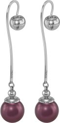 Серьги из серебра с жемчугом (Арт.aas-10-12-18-s)