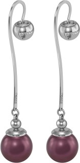 Серьги серебряные с жемчугом «Beautiful 18S» Rivoli (арт.AAS-10-12-18-S)