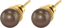 Серьги из серебра с жемчугом (Арт.aas-13-8-33-g)