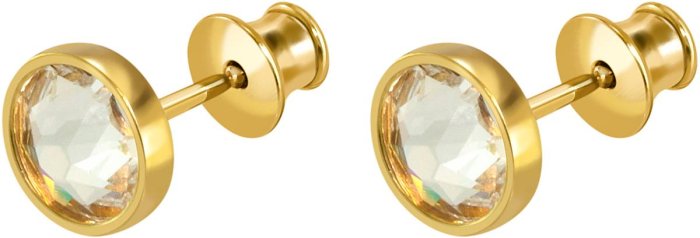 Серьги из серебра с куб. цирконием (Арт.bds-5-ss34-1-g)