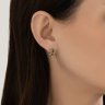 Серьги из золота с эмалью (Арт.0200584)