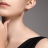 Серьги из желтого золота с бриллиантами (Арт.1020179-2)