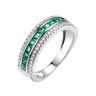 Кольцо серебряное с фианитами «Spark Line Fresh» Fresh Jewelry (арт.SL-R1479-5-X-W-NCE-X-W)