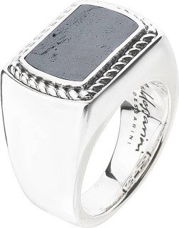 Кольцо серебряное с гематитом «Collection 20» Baldessarini (арт.Y2014R/90/E1)