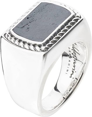 Кольцо из серебра с гематитом (Арт.y2014r_90_e1)