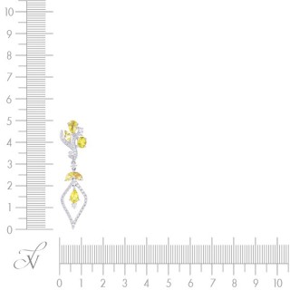 Кулон с бриллиантами и турмалинами «Цветок Солнца» MY JEWELS (арт.GP1868)