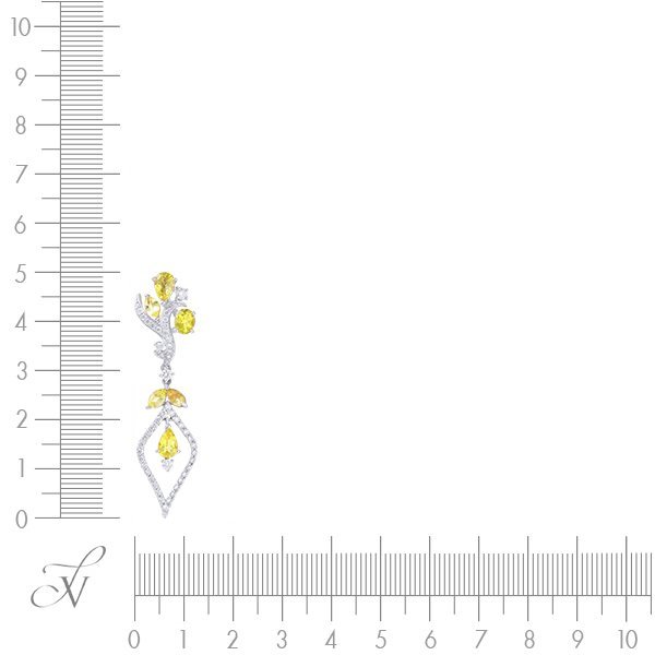 Кулон из белого золота с бриллиантом и турмалином (Арт.gp1868-touwsw4_tu_wg)