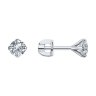 Серьги из белого золота с бриллиантами (Арт.9020028-36)