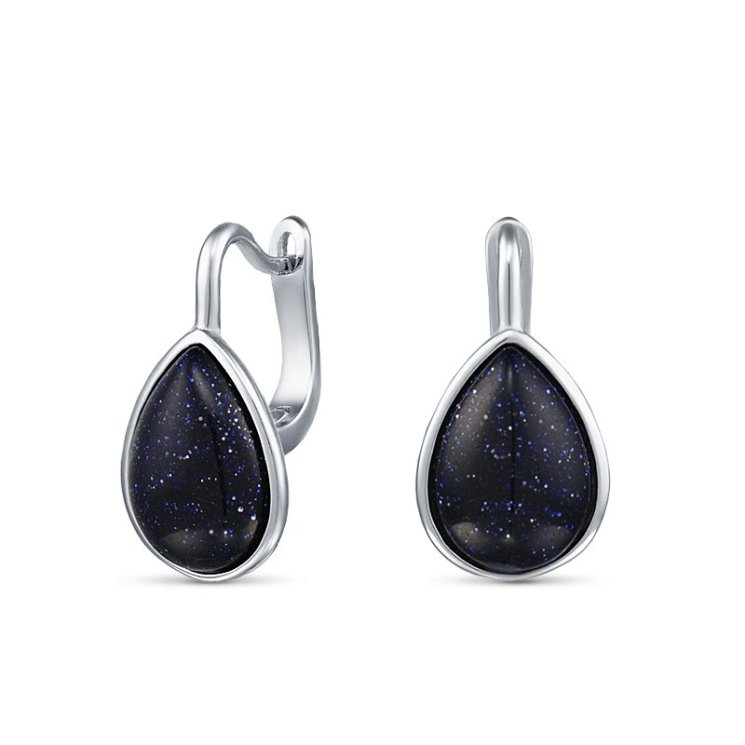 Серьги Серебряные крылья (Арт.22set14858-113_avantyurin)