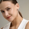 Серьги из серебра с фианитами «Стрела Света» Соколов (арт.94027379)