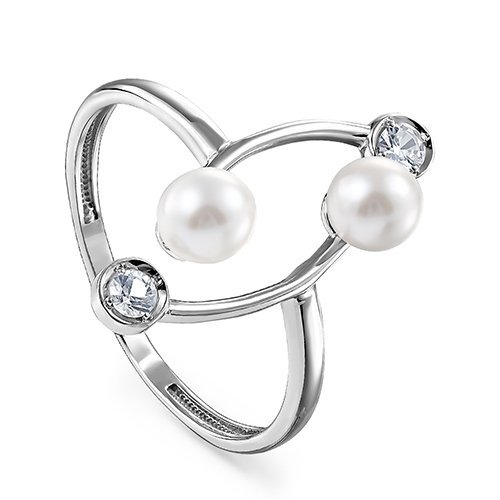 Кольцо серебряное с жемчугом «Созвездие жемчуга» Kabarovsky (арт.11-173-1500)