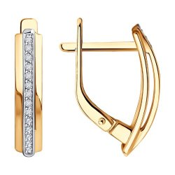Серьги из золота с бриллиантами (Арт.51-220-01897-1)