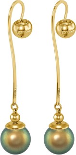 Серьги серебро с жемчугом «Beautiful 26G» Rivoli (арт.AAS-10-12-26-G)