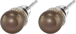 Серьги из серебра с жемчугом (Арт.aas-13-8-33-s)
