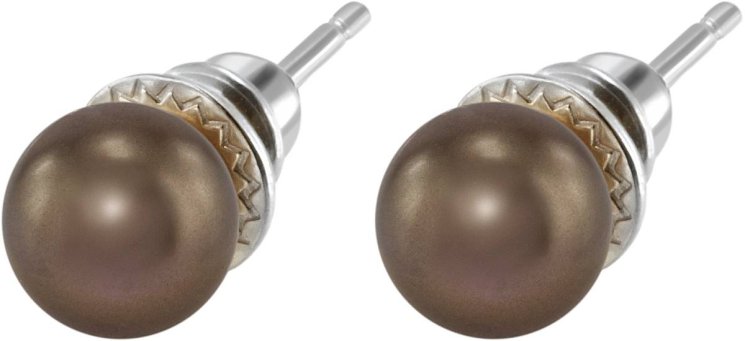 Серьги из серебра с жемчугом (Арт.aas-13-8-33-s)