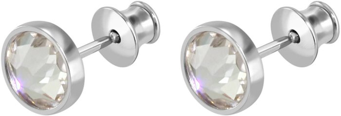 Серьги из серебра с куб. цирконием (Арт.bds-5-ss34-1-s)