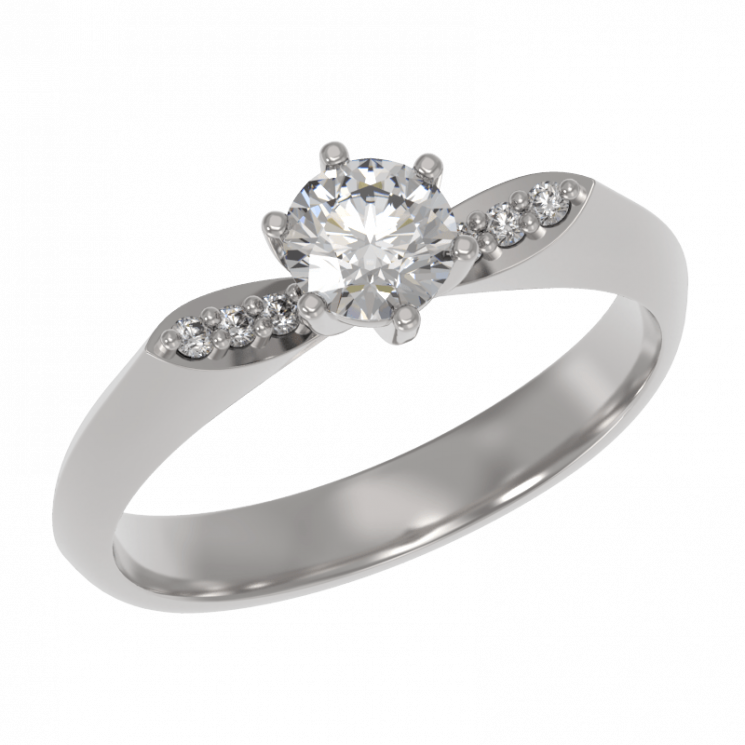 Кольцо из серебра с фианитом ЮК Арина 1037231-01110
