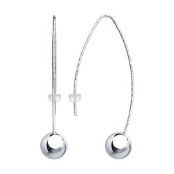 Серьги из серебра (Арт.94024858)