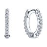 Серьги из серебра с фианитами (Арт.94025998)