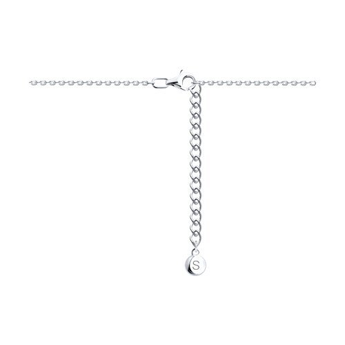 Колье из серебра с эмалью (Арт.94070439)