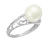 Кольцо серебряное с жемчугом «Nautilus» Fresh Jewelry (арт.PI-R01949-X-W-PS-X-X)