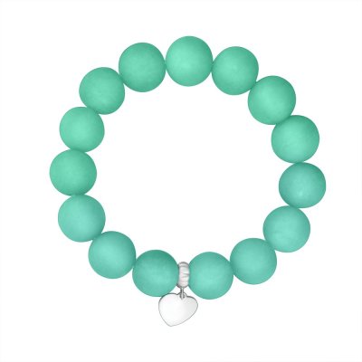 Браслет с кварцем и серебром «Карамельное Сердце» Estet (арт.01Б452335-8)