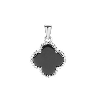 Кулон с керамикой «Lucky Large» из серебра 925 Fresh Jewelry (арт.TC-P00206-B-W-X-X-X)