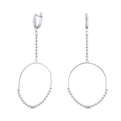 Серьги Серебряные крылья (Арт.02fye9906-113_)