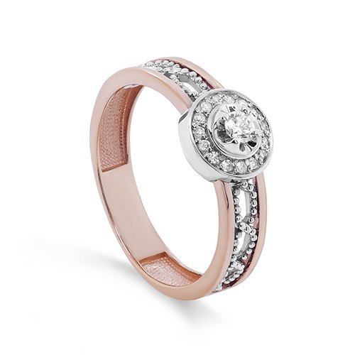 Кольцо с бриллиантами «Созвездие чувств» золото 585 Kabarovsky (арт.11-01475-1000)