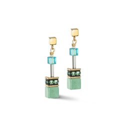 Пусеты green-turquoise la_4905_21-0506