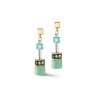 Пусеты green-turquoise la_4905_21-0506