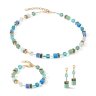 Пусеты green-turquoise la_4905_21-0506