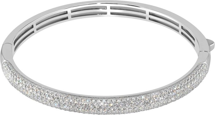 Браслет из серебра с куб. цирконием (Арт.aab-1-s)