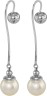 Серьги серебряные с жемчугом «Beautiful 3S» Rivoli (арт.AAS-10-12-3-S)