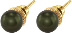 Серьги из серебра с жемчугом (Арт.aas-13-8-34-g)