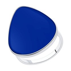 Кольцо из серебра с эмалью (Арт.94013126)