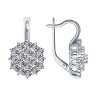 Серьги из белого золота с бриллиантами (Арт.52-220-00720-1)