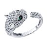 Кольцо из серебра с фианитами (Арт.94013837)