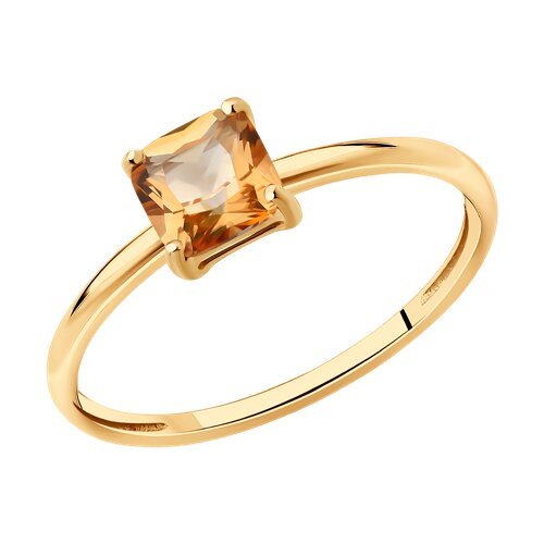 Кольцо SOKOLOV «Золотое сияние топаза» (арт. 717259) 