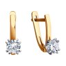 Серьги из золота с фианитами (Арт.0200172)
