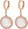Серьги с жемчугом и кубическим цирконием «Pearl charm R» Rivoli (арт.FPO-S2-15-P-R)